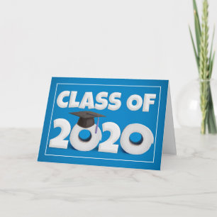 Cartão Congratulations Graduate 2020 Toilet Paper Rolls