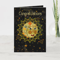 Congratulations Graduate, SUN, MOON, STARS,