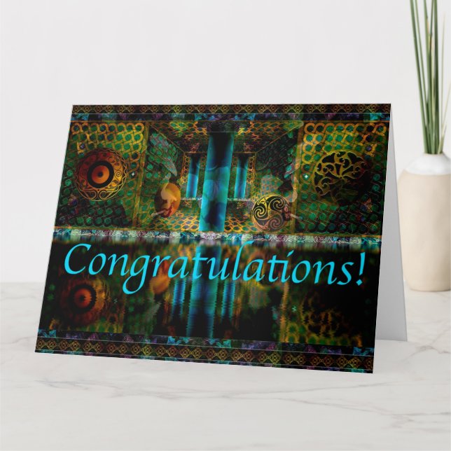 Cartão Congratulations Greeting Card (Frente)