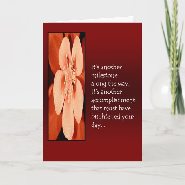 Cartão Congratulations Greeting Card (Frente)