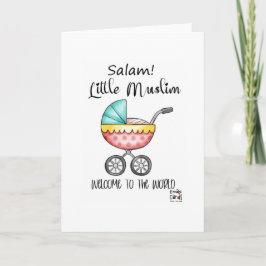 Cartão Congratulations - Muslim New Born