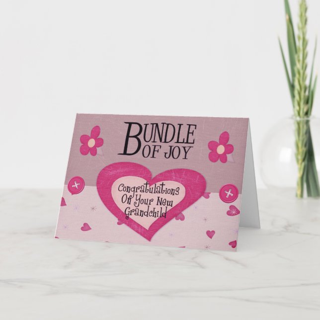 Cartão Congratulations New Grandparent Card (Frente)