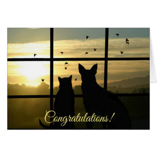 Cartão Congratulations on Becoming A Veterinarian.