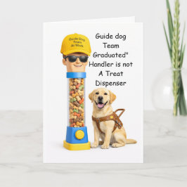 Cartão “Congratulations on Graduating as a Guide Dog Team