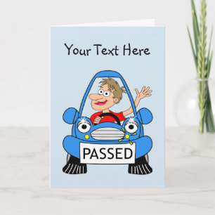 Cartão Congratulations on Passing Your Driving Test