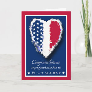 Cartão Congratulations on Police Academy Graduation