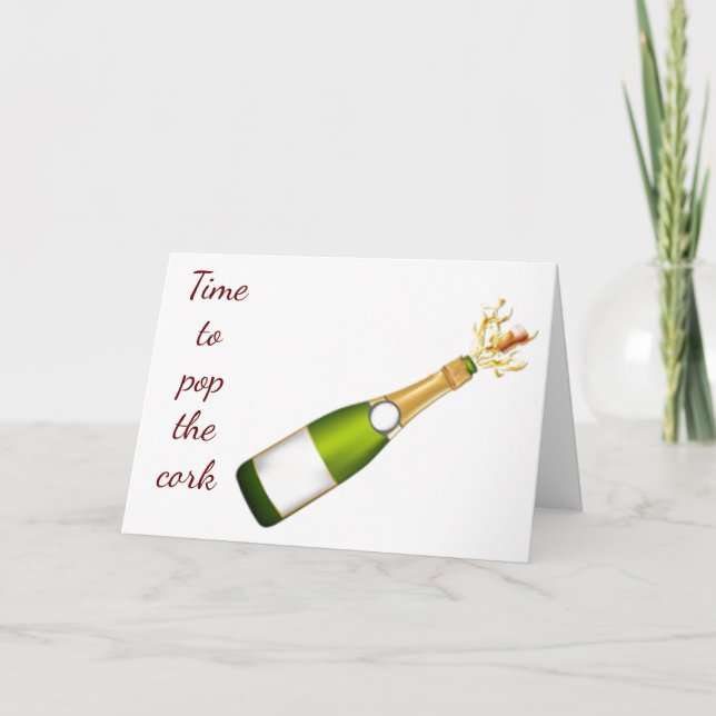 CARTÃO CONGRATULATIONS ON YOUR **ENGAGEMENT** CARD (Frente)