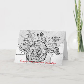 Cartão Congratulations on your graduation