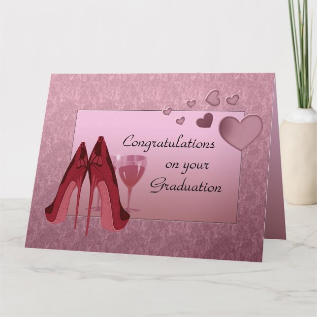 Cartão Congratulations on Your Graduation Greeting Card (Frente)