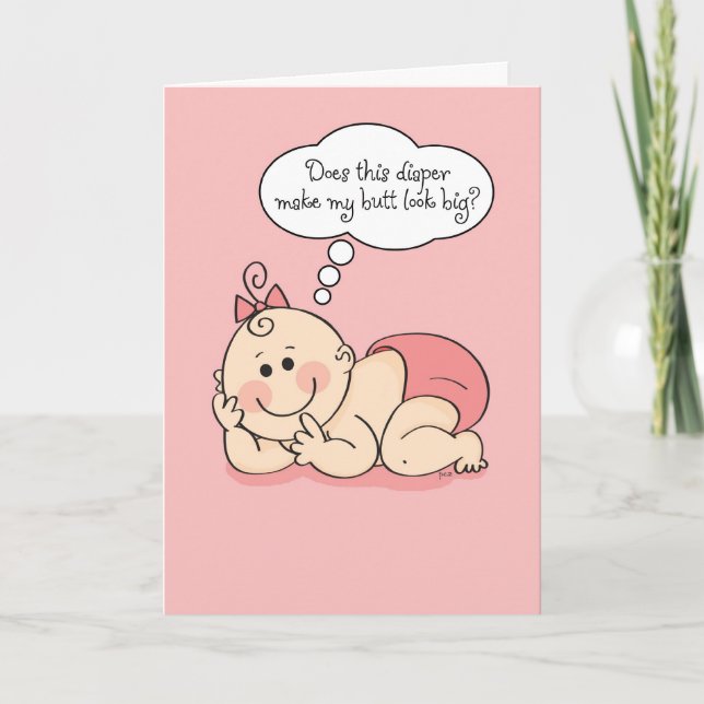 Cartão Congratulations on Your new Baby Diva (Frente)