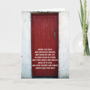 Cartão Congratulations on your new home Card