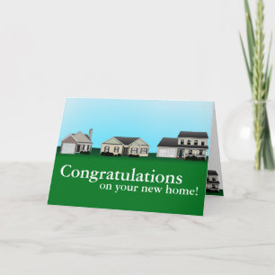 Cartão Congratulations on your new home cards
