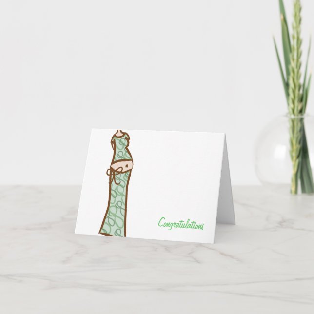 Cartão Congratulations on your pregnancy (Frente)