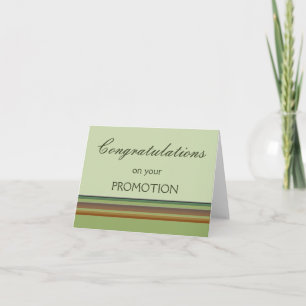 Cartão Congratulations on your Promotion