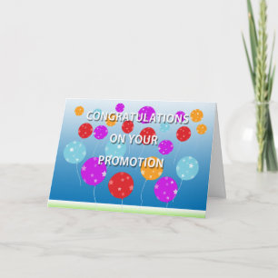 Cartão Congratulations On Your Promotion Card