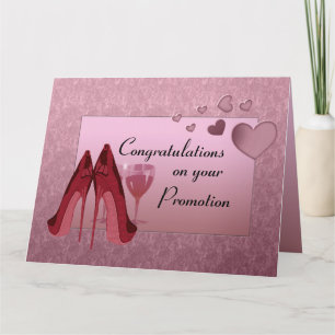 Cartão Congratulations on your Promotion Greeting Card