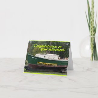 Cartão Congratulations on your retirement Card
