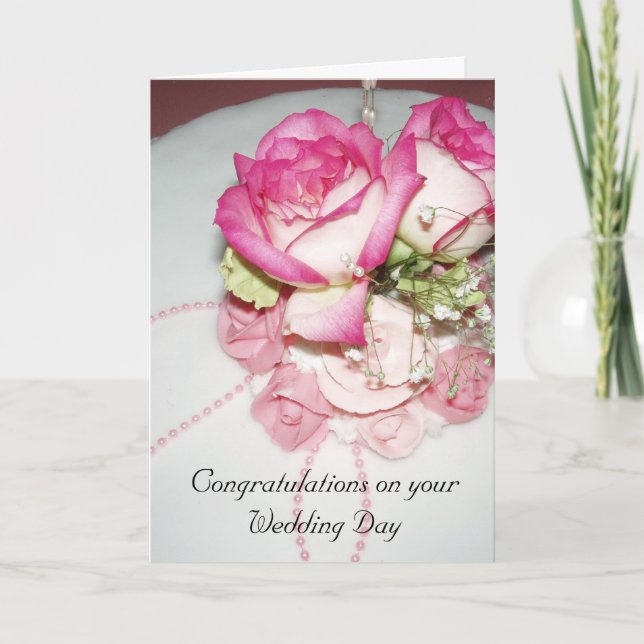 Cartão Congratulations on your Wedding Card (Frente)