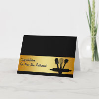 Congratulations Restaurant New Business Card