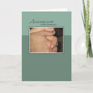 Cartão Congratulations  Seminarians In Prayer