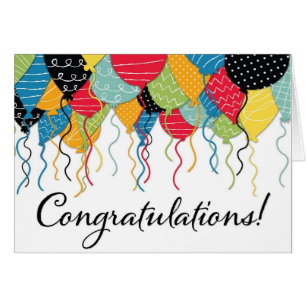 CARTÃO ***CONGRATULATIONS TO YOU***