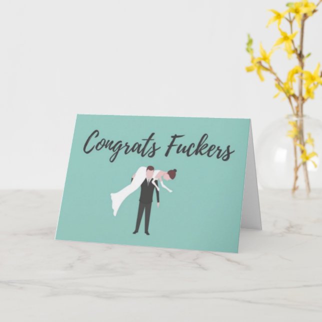 Cartão Congratulations Wedding Greeting Card (Flor Amarela)