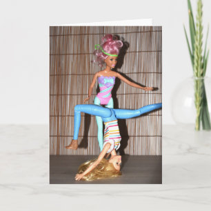 Cartão Conheça as Garotas do Ginásio.