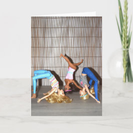 Cartão Conheça as Garotas do Ginásio.