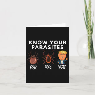 Cartão Conheça Os Seus Parasitas Cachorro Dick Tick Luna 