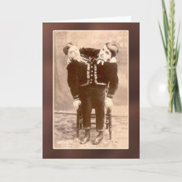 Cartão Conjoined Twins Vintage Cards and Postcards