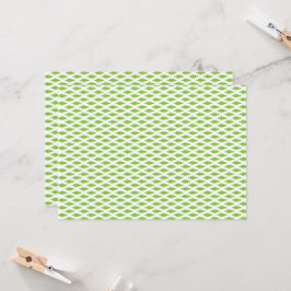 Cartão Conjunto de Pastas Arquivo Verde Botânico