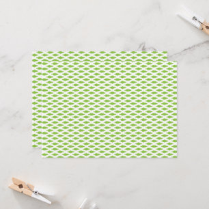 Cartão Conjunto de Pastas Arquivo Verde Botânico