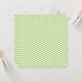 Cartão Conjunto de Pastas Arquivo Verde Botânico