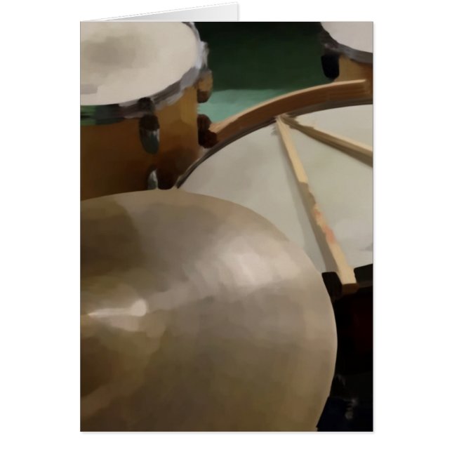 Cartão Conjunto de tambores (Frente)