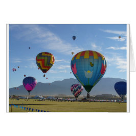 Cartão Conjunto do balão