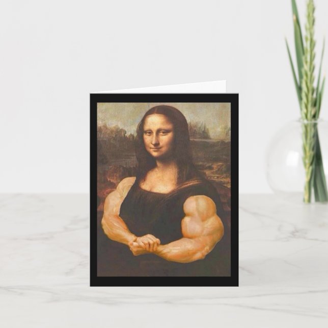 Cartão Conjuntos de Trabalho de Ginástica Muscular Mona L (Frente)