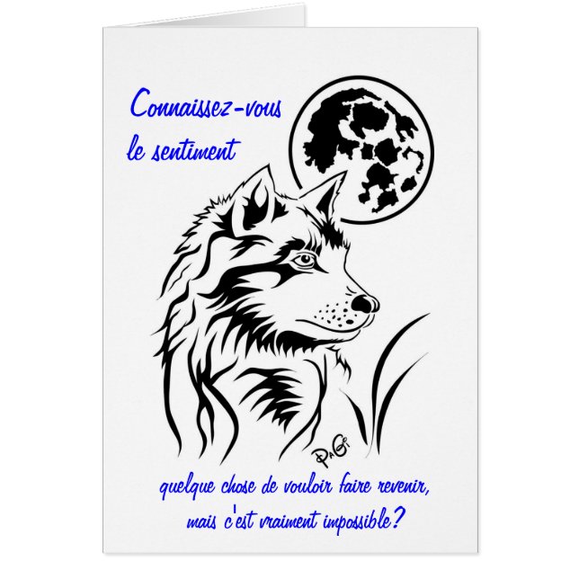 Cartão Connaissez-vous (Frente)