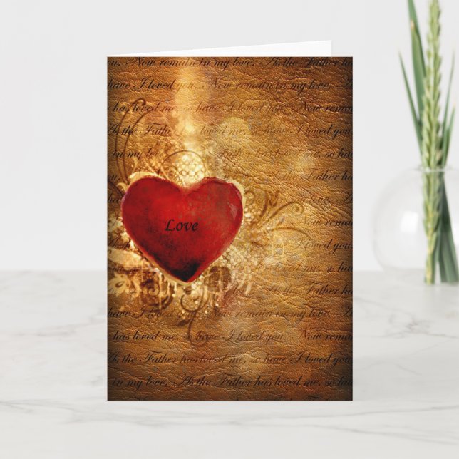 Cartão Conquistas de Amor (Frente)