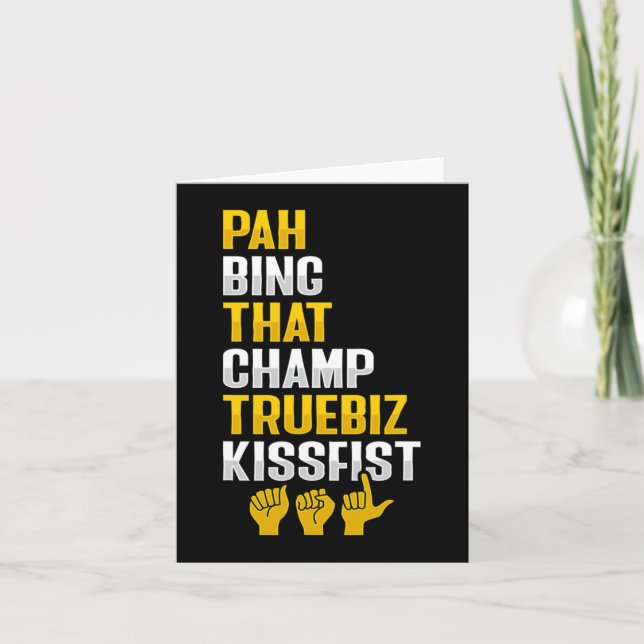 Cartão Consciência da Perda Auditiva Surda Gestual de Mão (Frente)