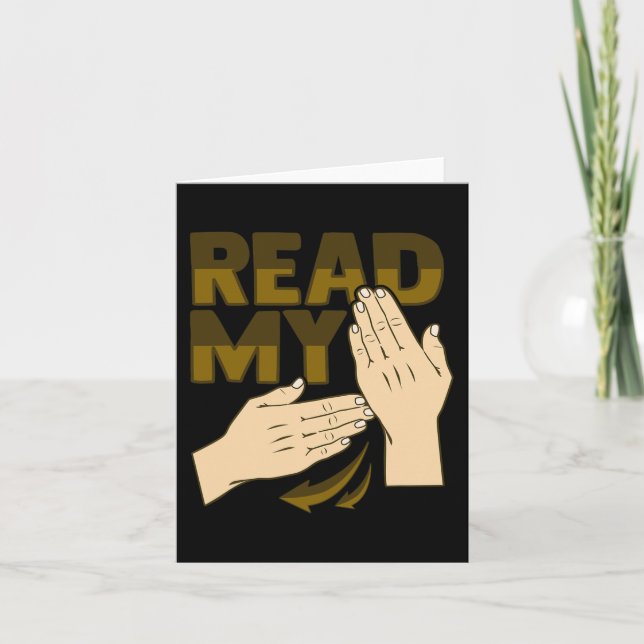 Cartão Consciência da Perda Auditiva Surdez Linguagem Ges (Frente)