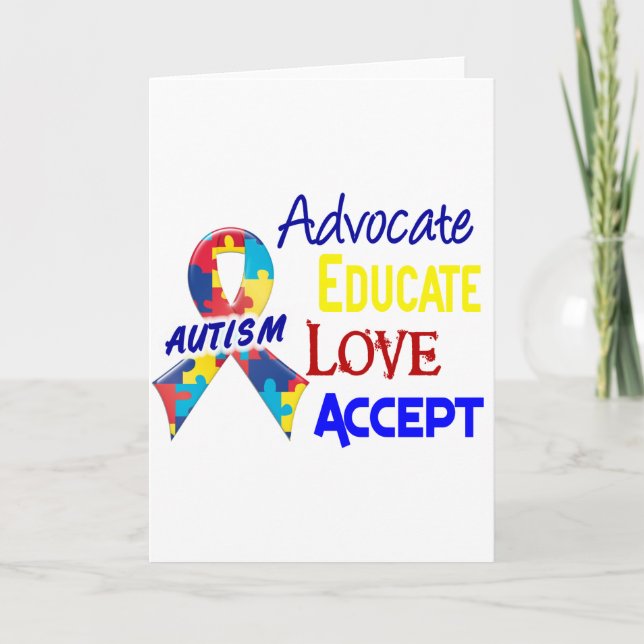 Cartão Consciência do Autismo (Frente)