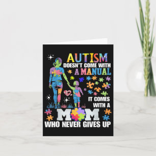 Cartão Consciência do Autismo 2025 não vem com um manual