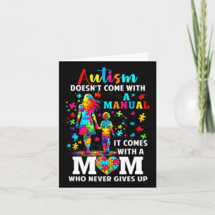 Cartão Consciência do Autismo 2025 não vem com um manual 