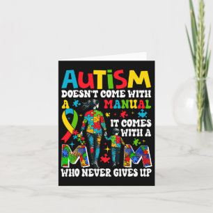 Cartão Consciência do Autismo 2025 não vem com um manual 