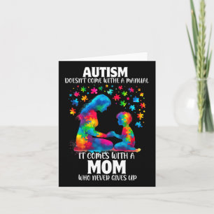 Cartão Consciência do Autismo 2025 não vem com um manual 