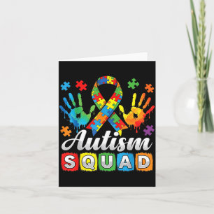 Cartão Consciência do Autismo Esquadra de Apoio à Família