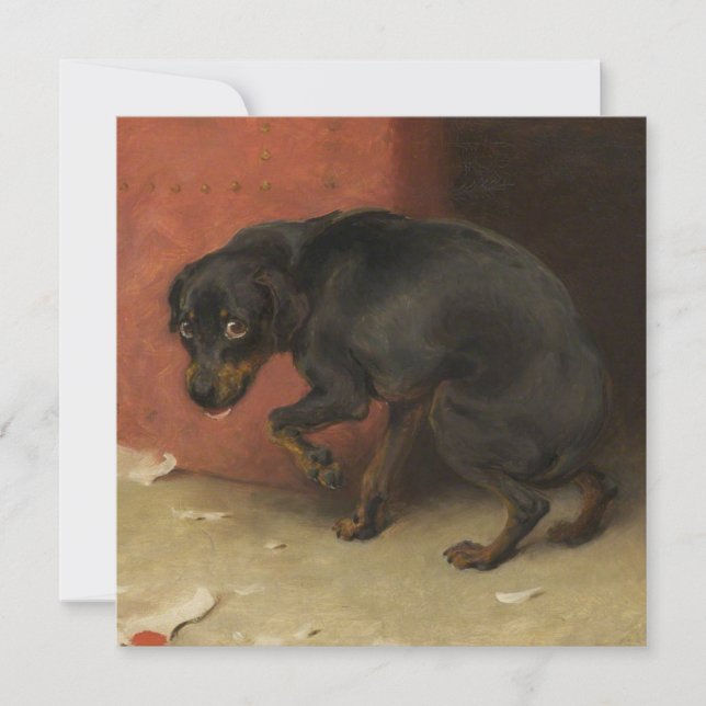 Cartão Consciência Faz Borricas De Todos Nós (Cachorro En (Frente)