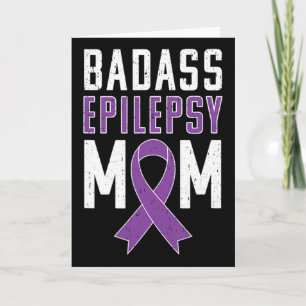 Cartão Consciencialização da Epilepsia Pela Mãe de Epilep
