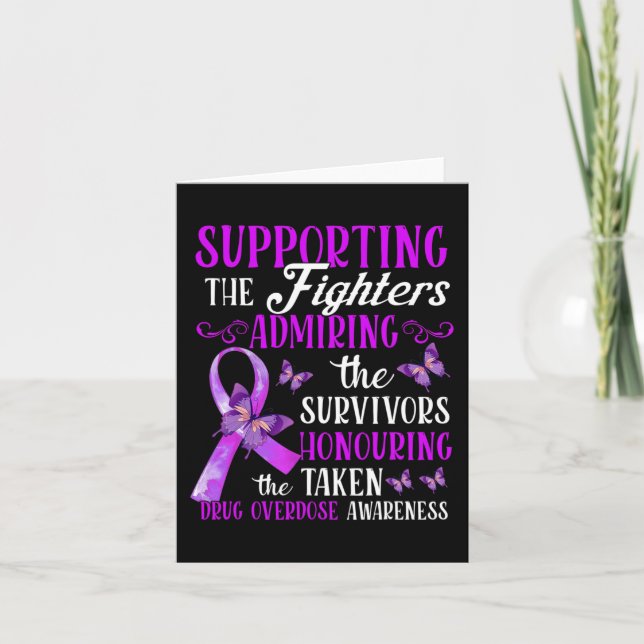 Cartão Consciencialização da sobredosagem com medicamento (Frente)