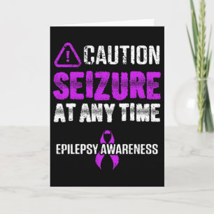 Cartão Conscientização da Epilepsia Crise Guerreira Epilé